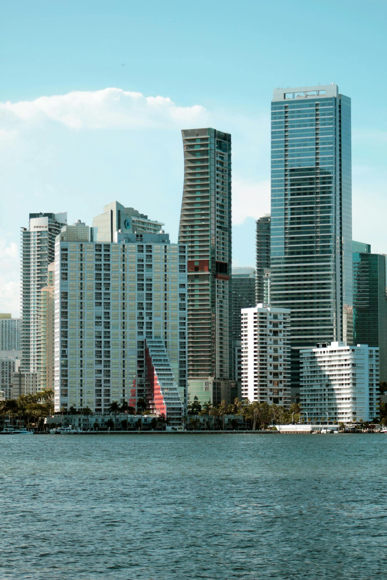 South Florida skyline at dusk